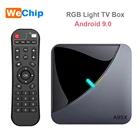 Оригинальный светильник A95X F3 RGB ТВ-приставка Android 9,0 4G 64GB Amlogic S905X3 8K 60fps Wifi Plex 4G 32G медиаплеер A95XF3 2G16G Ott Box