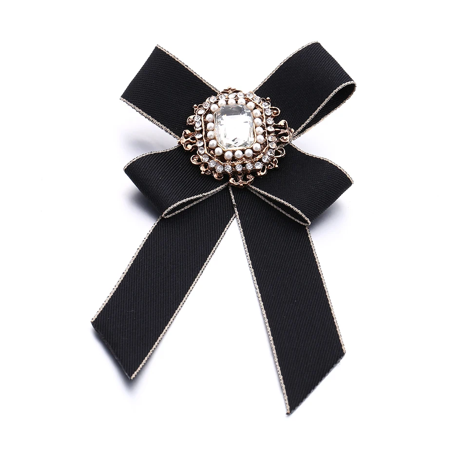 Броши Match Right для женщин и мужчин Длинная лента большой галстук бабочка в полоску