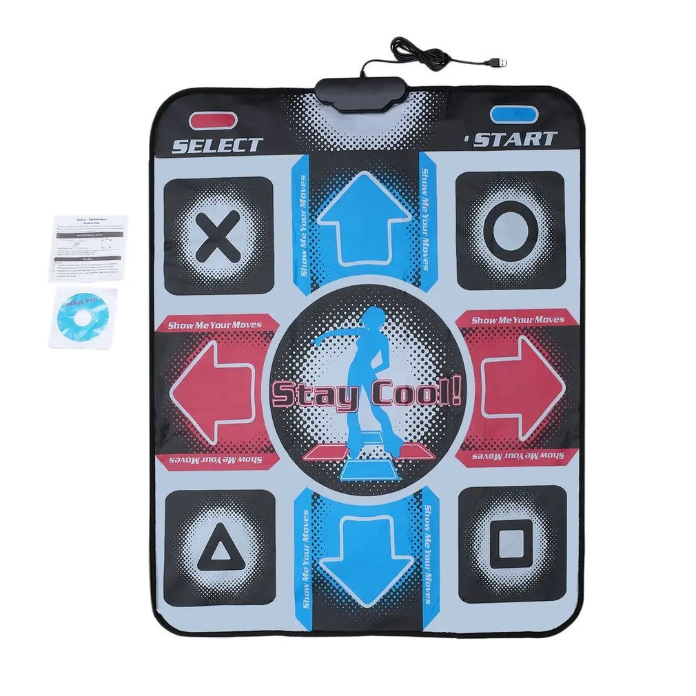 

Dance Pad Dancing Step Dance Mat Pad Pads Dancer Blanket Equipment Revolution HD Non-Slip Foot Print Mat to PC with USB