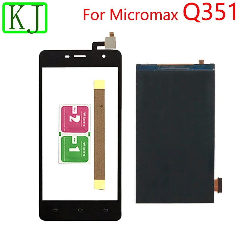 Сенсорный ЖК-дисплей для Micromax Q351, сенсорный экран, дигитайзер, сенсорная панель