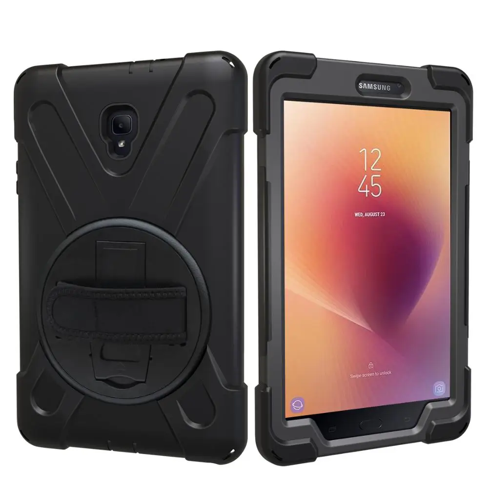 HYYGEDeal 3 in 1 Shockproof 360 Degree Rotating Hand Strap&ampNeck Strap TPU+PC case for Samsung Galaxy Tab A 8" 2017 T380 | Компьютеры
