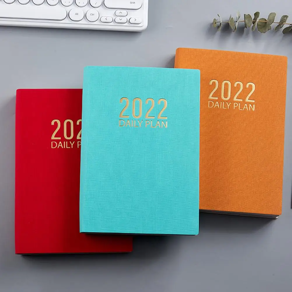 

A5 Diary Notebook High Quality 2022 Diary Agenda Planner Notepad Convenient Agenda Notebook cuadernos тетради для школы