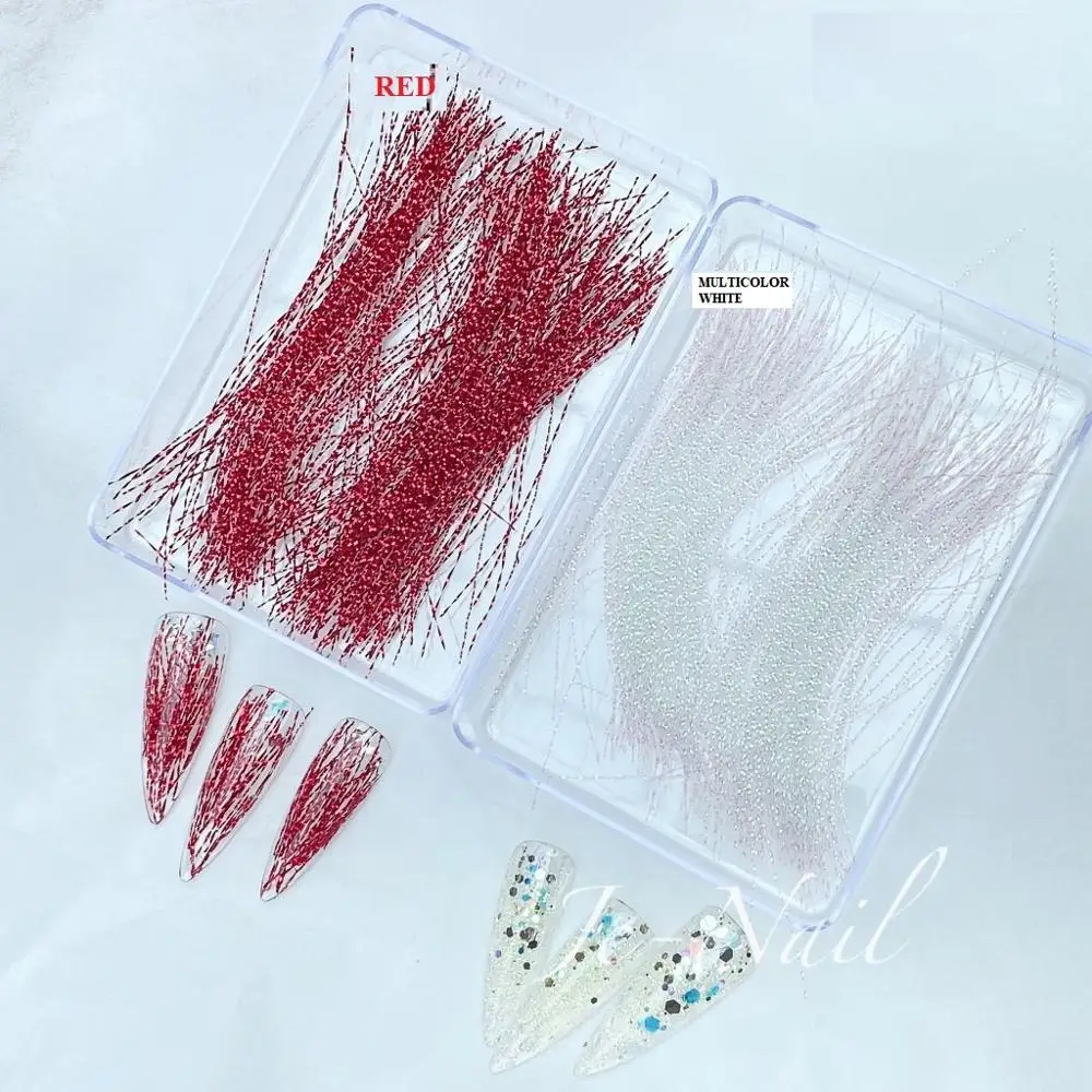 Флуоресцентный голографический Стекловолоконный удлинитель для ногтей