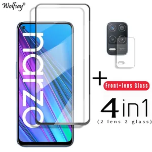 tempered glass for realme narzo 30 5g glass for realme narzo 30 30 pro 30a full cover screen protector for narzo 30a lens film free global shipping