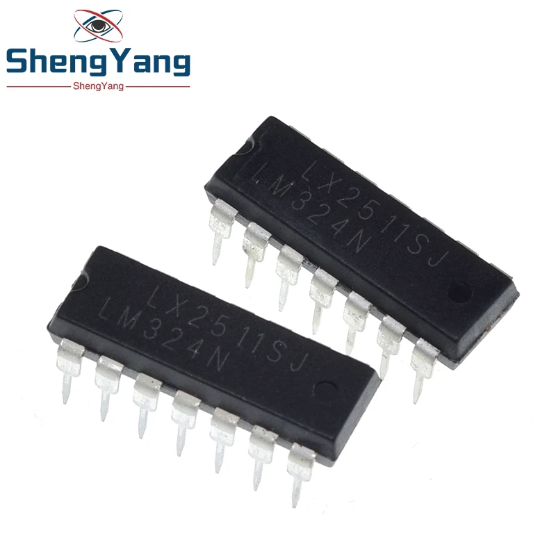 LM324N DIP14 LM324 DIP-14, 10 шт., новая и оригинальная ИС
