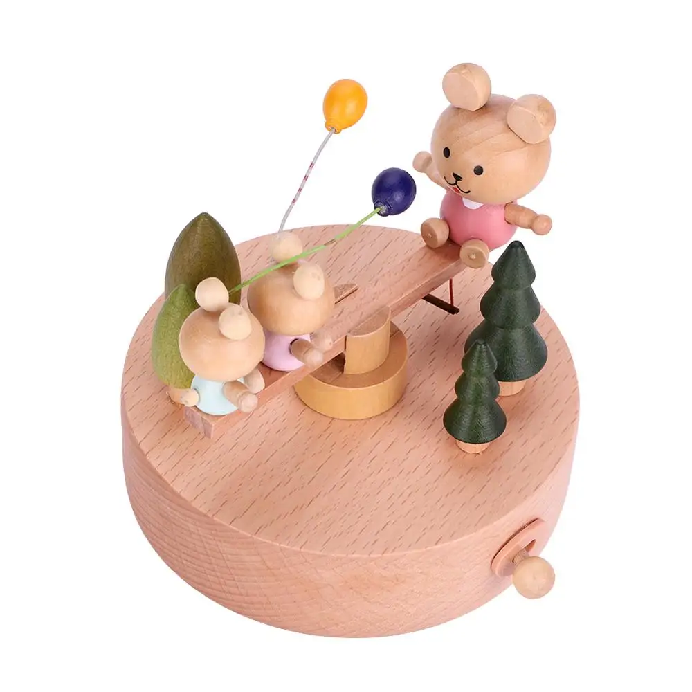 Винтажная Деревянная Музыкальная Коробка деревянные поделки изысканный подарок