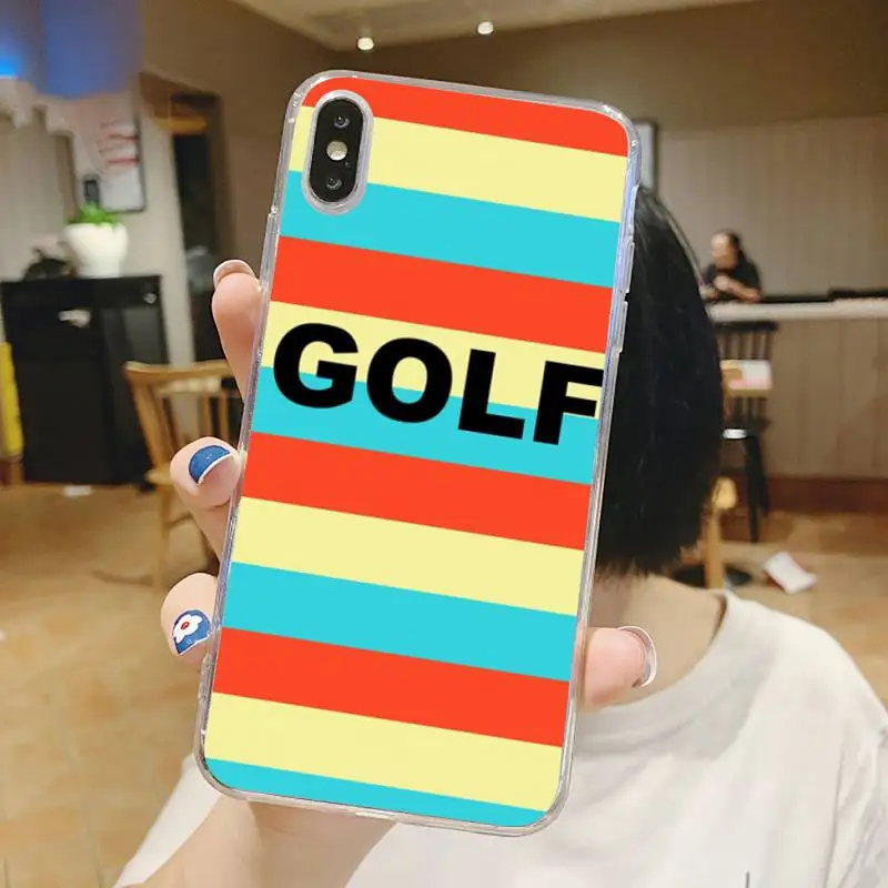 

Golf Tyler the creator rapper Phone Case Transparent for iPhone 6 7 8 11 12 s mini pro X XS XR MAX Plus
