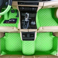 custom fit car floor mat accessories interior eco material for specific full set without logo single layer pink 5 seater