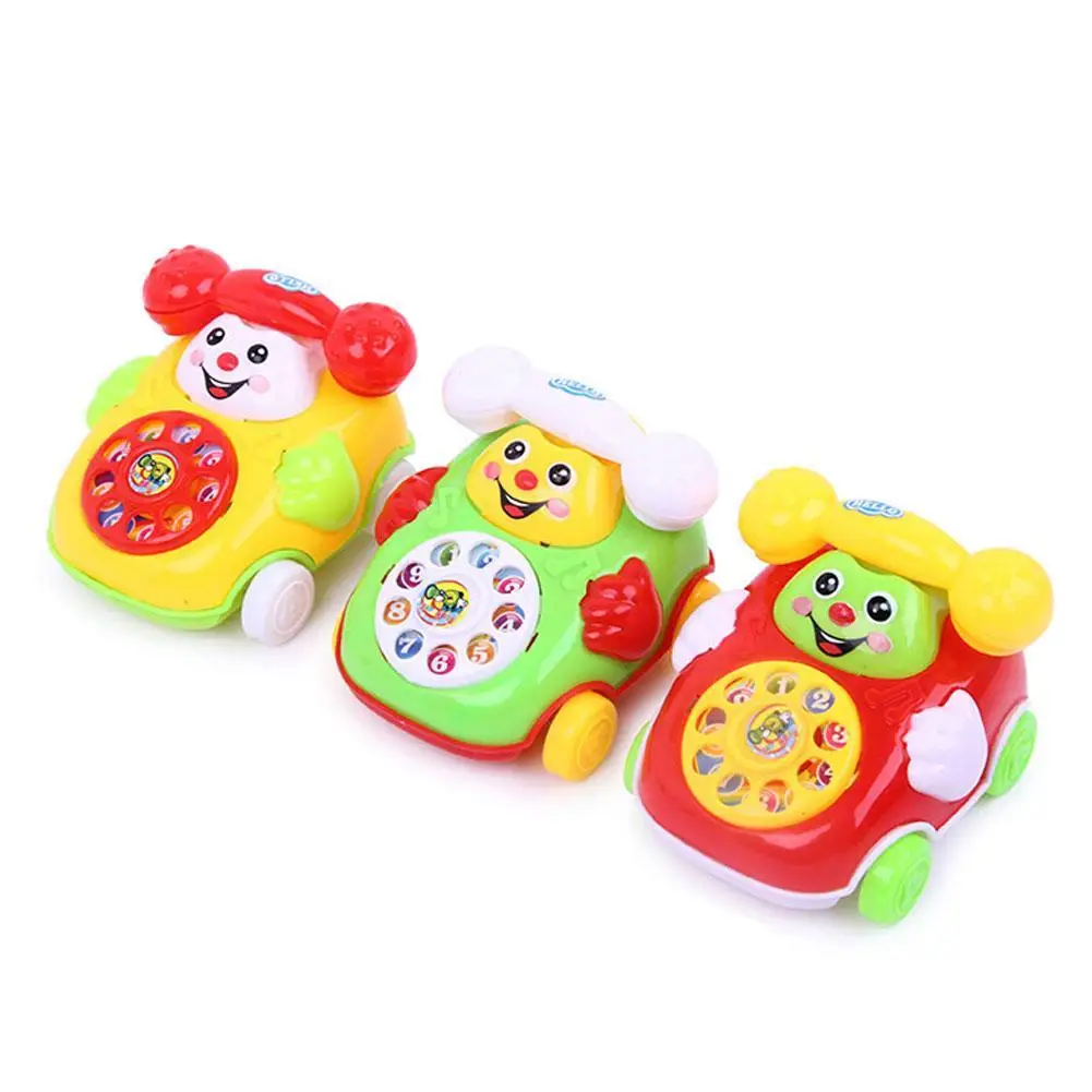 

1 Pcs Pulling Small Phone Toy Children's Playing Simulation Color Toy Dollhouse Furniture Random House Phone P1B5
