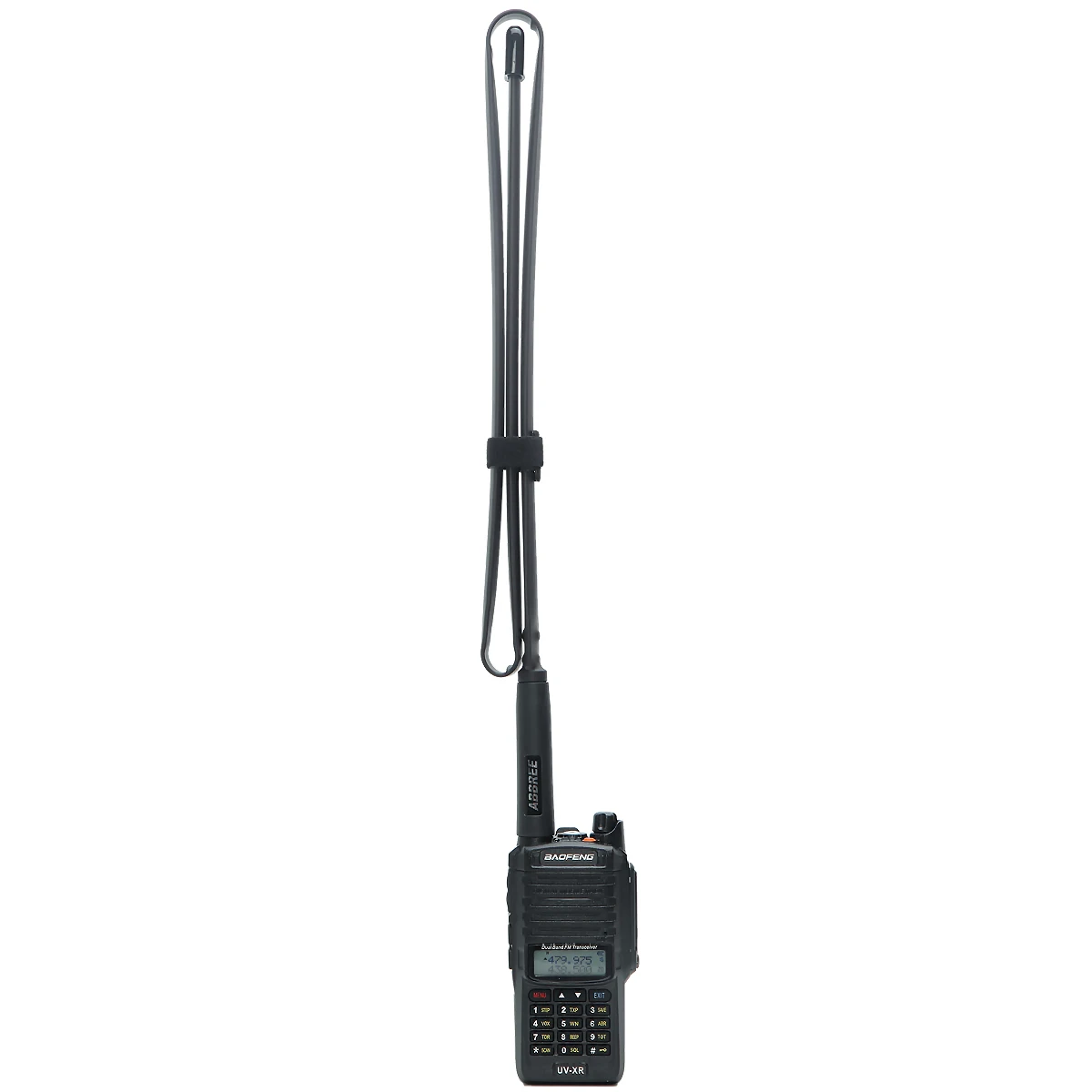 ABBREE армейская Складная тактическая Двухдиапазонная VHF/UHF 144/430 МГц антенна для Baofeng