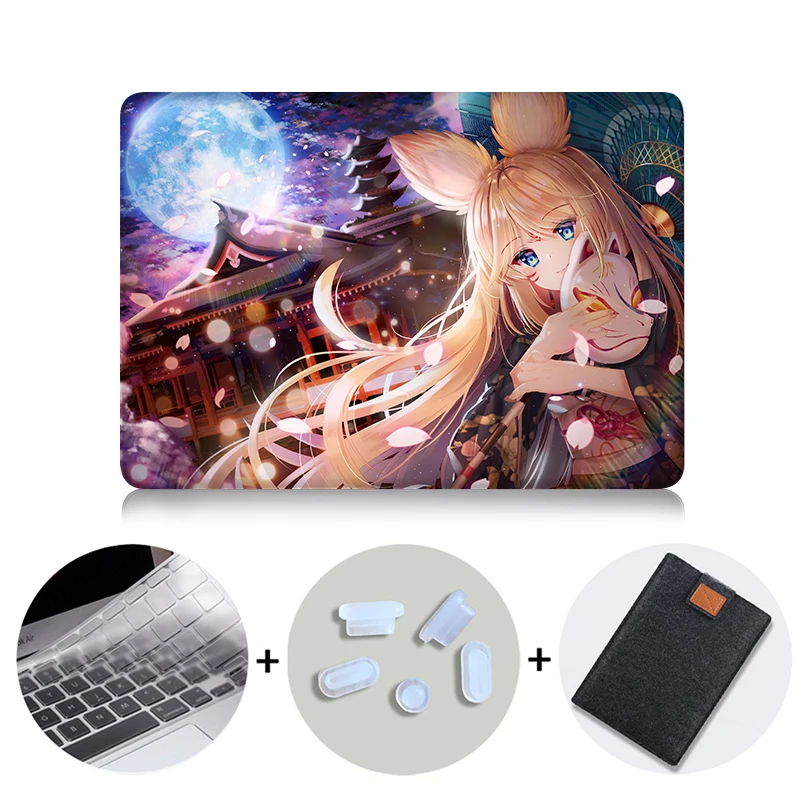 MTT чехол для Macbook Pro retina 13 15 дюймов A1706 A1989 A1398 Аниме Сумка для ноутбука чехол для Mac book Air 11,6 12 Pro 13,3 15,4 Fumda - Цвет: MB10