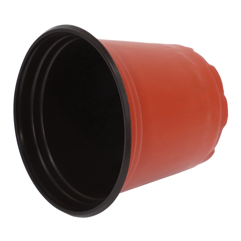 

100 Packs of Plastic Seedling Flower Pots, Two-Color Pots, Simple Round Flower Pots, Succulent Planting Brackets for Flower Plan