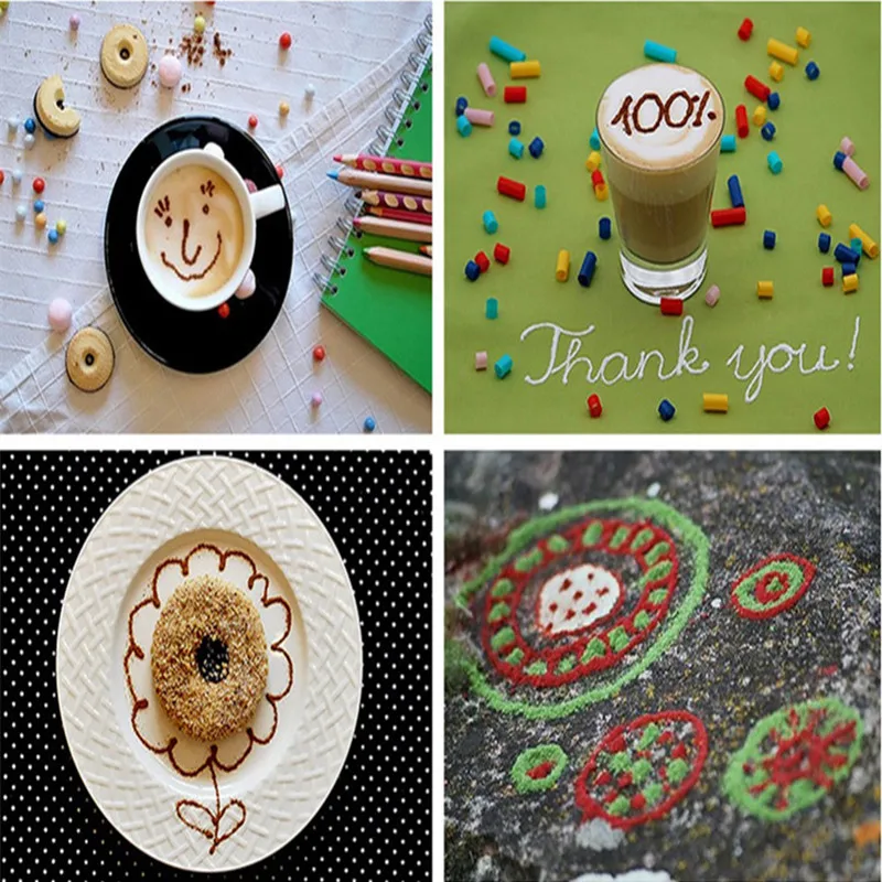 

Creative Electrical Latte Art Pen For Coffee Cake Spice Pen Cake Decorating Pen Coffee Tamper Carving Pen Baking Pastry Gadgets