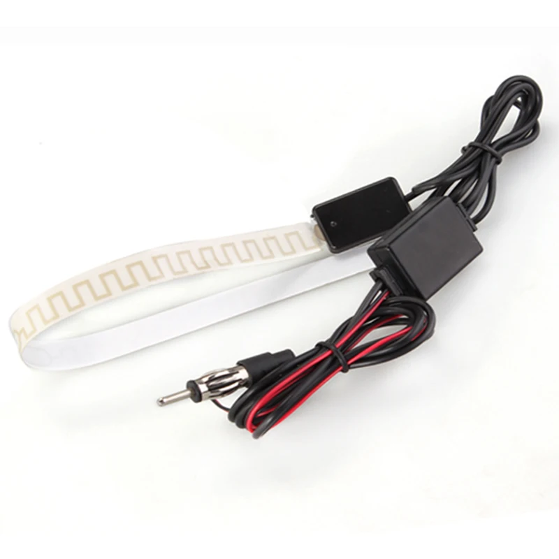 

Car Truck Universal Hidden Windshield AM FM Radio Antenna 12V Black