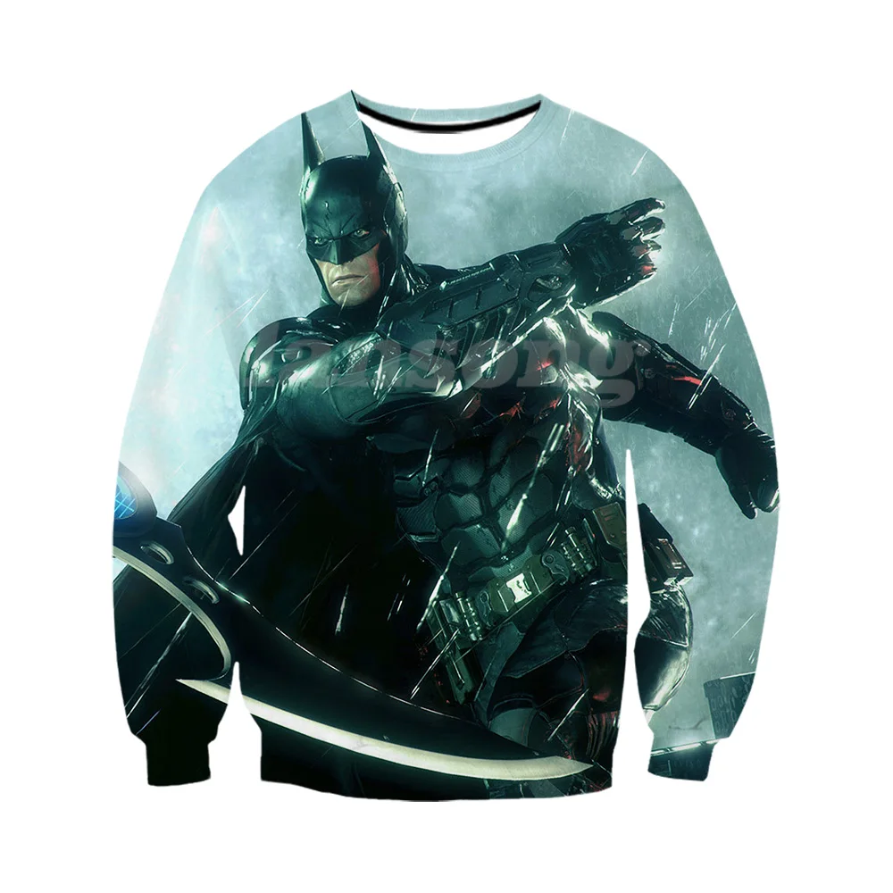 Бэтмен Аркхэм рыцарь 3d печать футболка/Толстовка/толстовка/брюки для мужчин harajuku