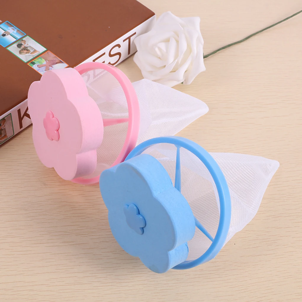 

1/2PCS Reusable Washing Machine Floating Mesh Filter Bag Floating Pet Fur Catcher Hair Remover Tool For Washing Machine
