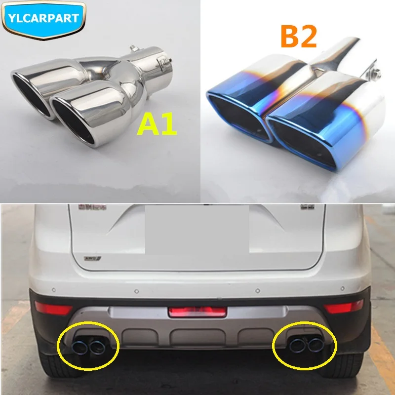 Для Geely Atlas, Boyue, NL3, SUV, Proton X70, Emgrand X7 Sports, автомобильная Модифицированная Концевая выхлопная труба