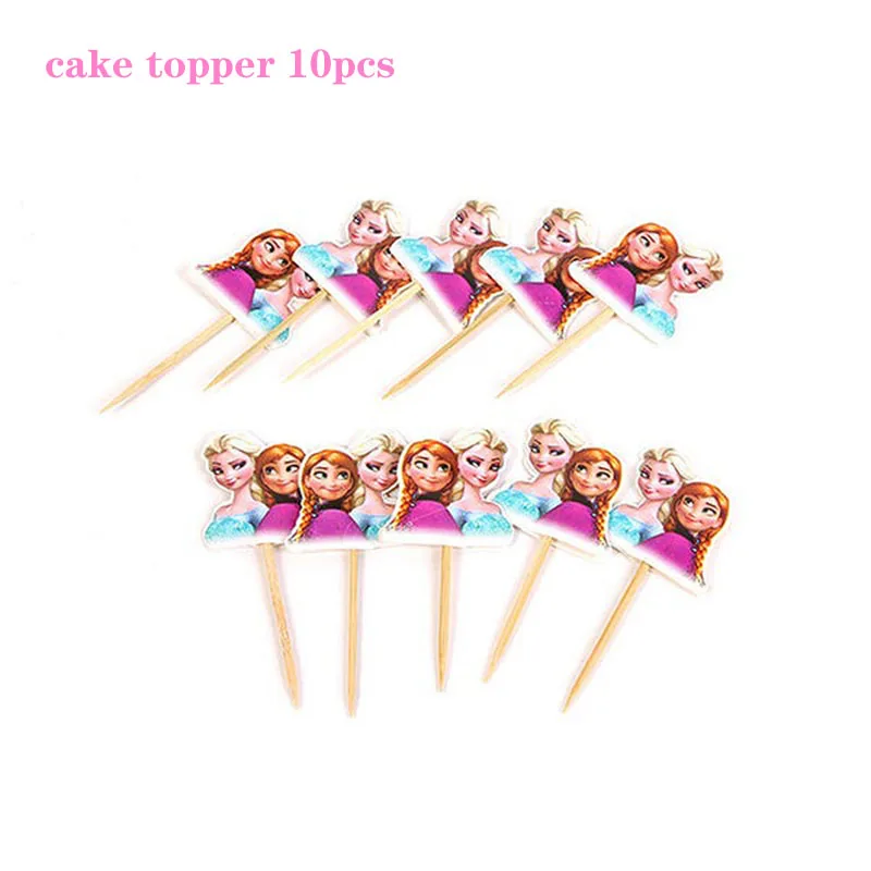 

Disney Princess Frozen Elsa Anna Girls Kids Theme Birthday Party Decoration Supplies Plate Napkin Straw Cup Tablecloth Tableware