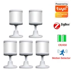 Смарт-датчик движения Tuya ZigBee, датчик движения для человеческого тела, домашняя сигнализация