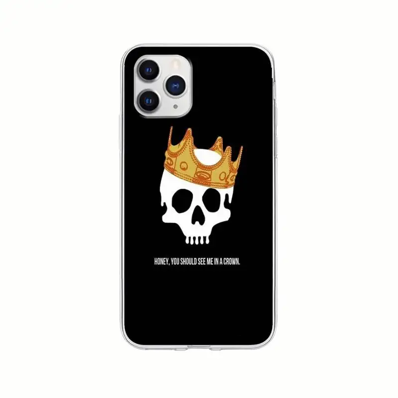 

Men Cool Crown Transparent Cell Phone Cover For Huawei P20 P40 Lite P30 Pro P Smart 2019 Nova 3e 6 Se Clear Case