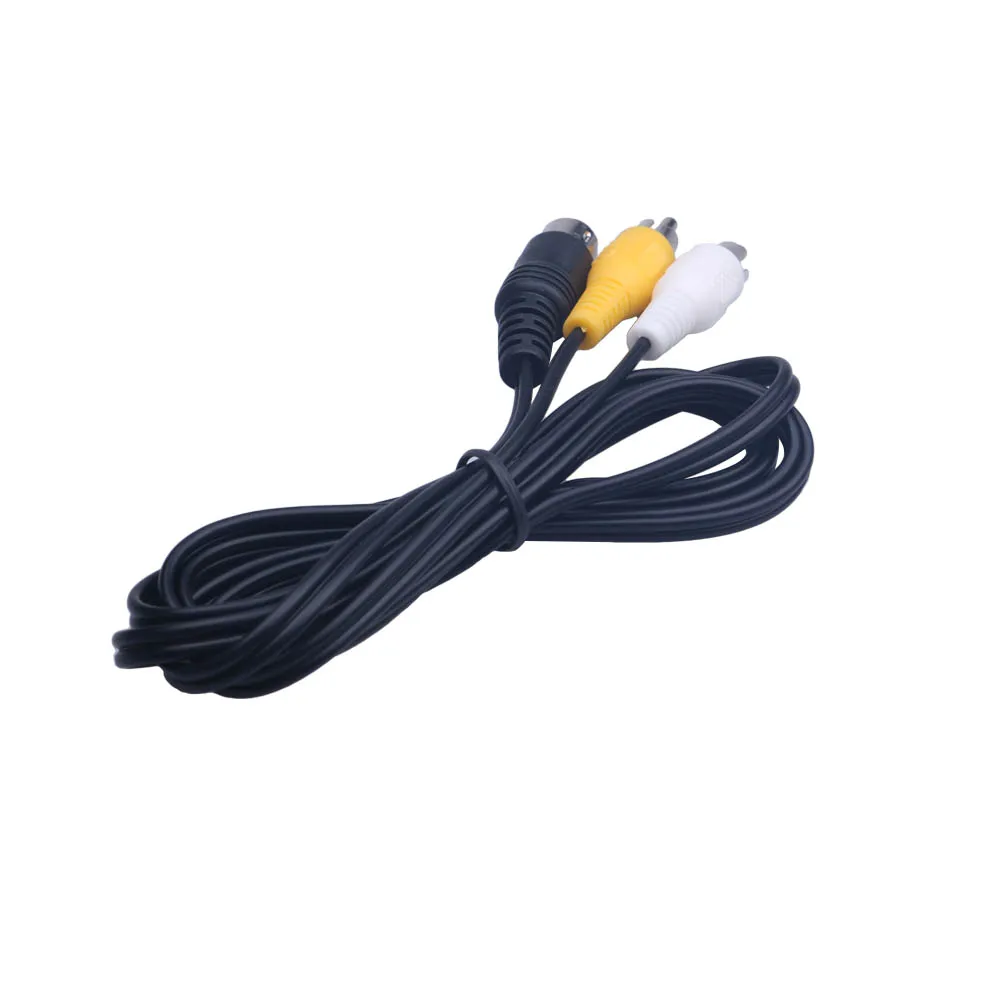 1.5М 3-х контактный игровой аудио-видео AV стерео кабель для Sega Genesis 2AV RCA соединительный шнур провод SEGA Genesis/ MD on