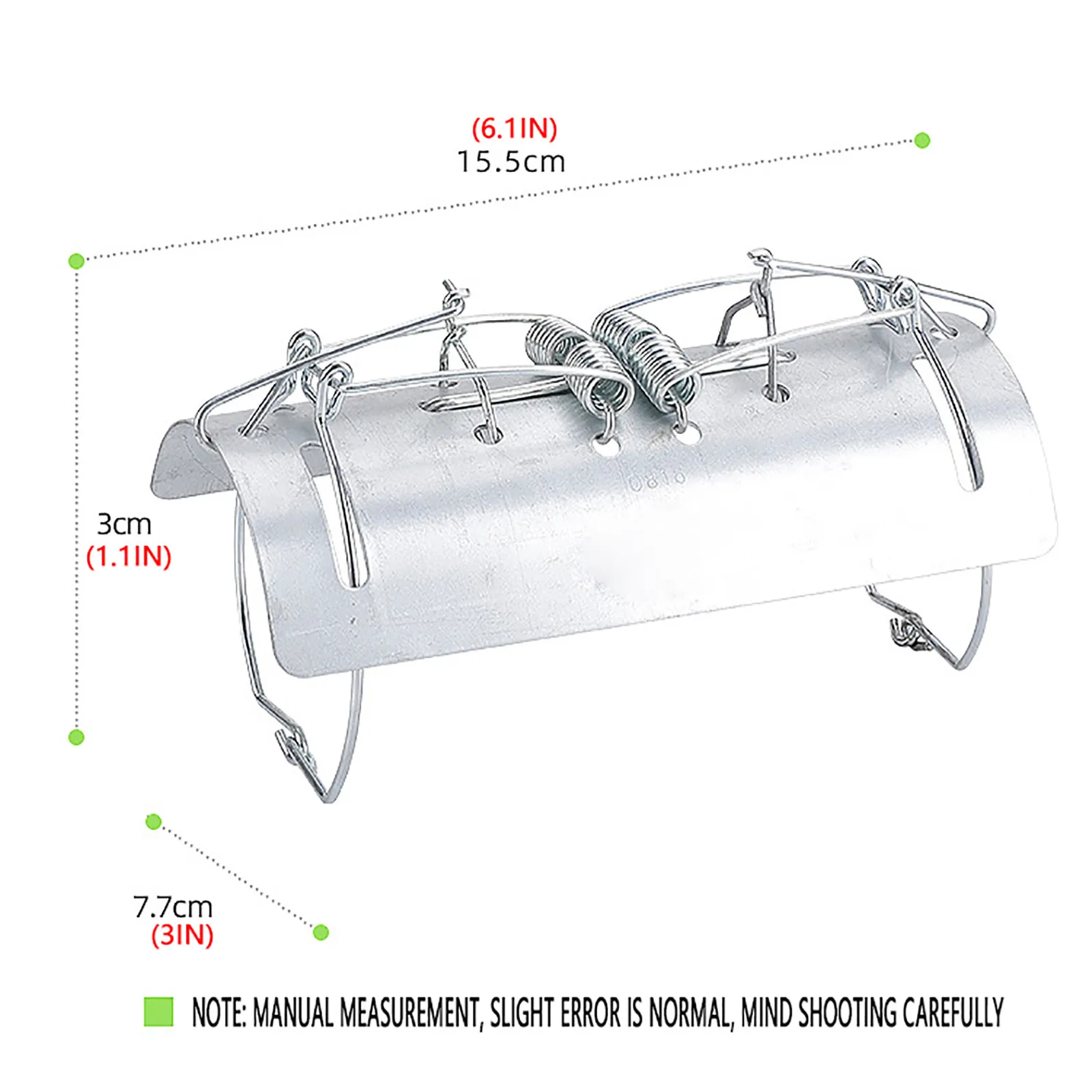 

1/2pcs Mole Trap Tunnel,Mole Clip,Outdoor Catching Pest Control Galvanized Metal