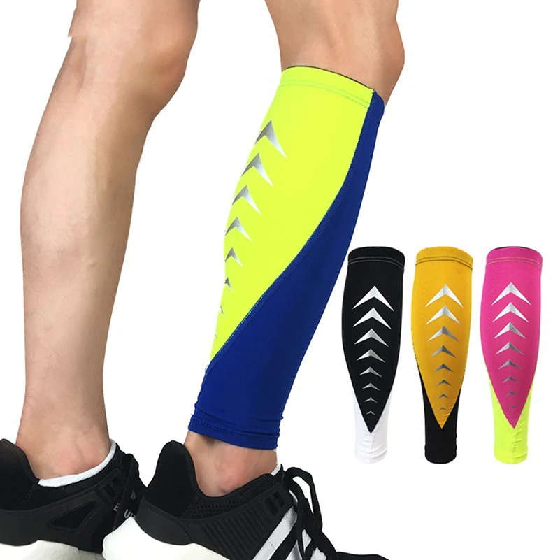 2 шт. гетры Компрессионные Леггинсы до колена для бега пешего туризма баскетбола