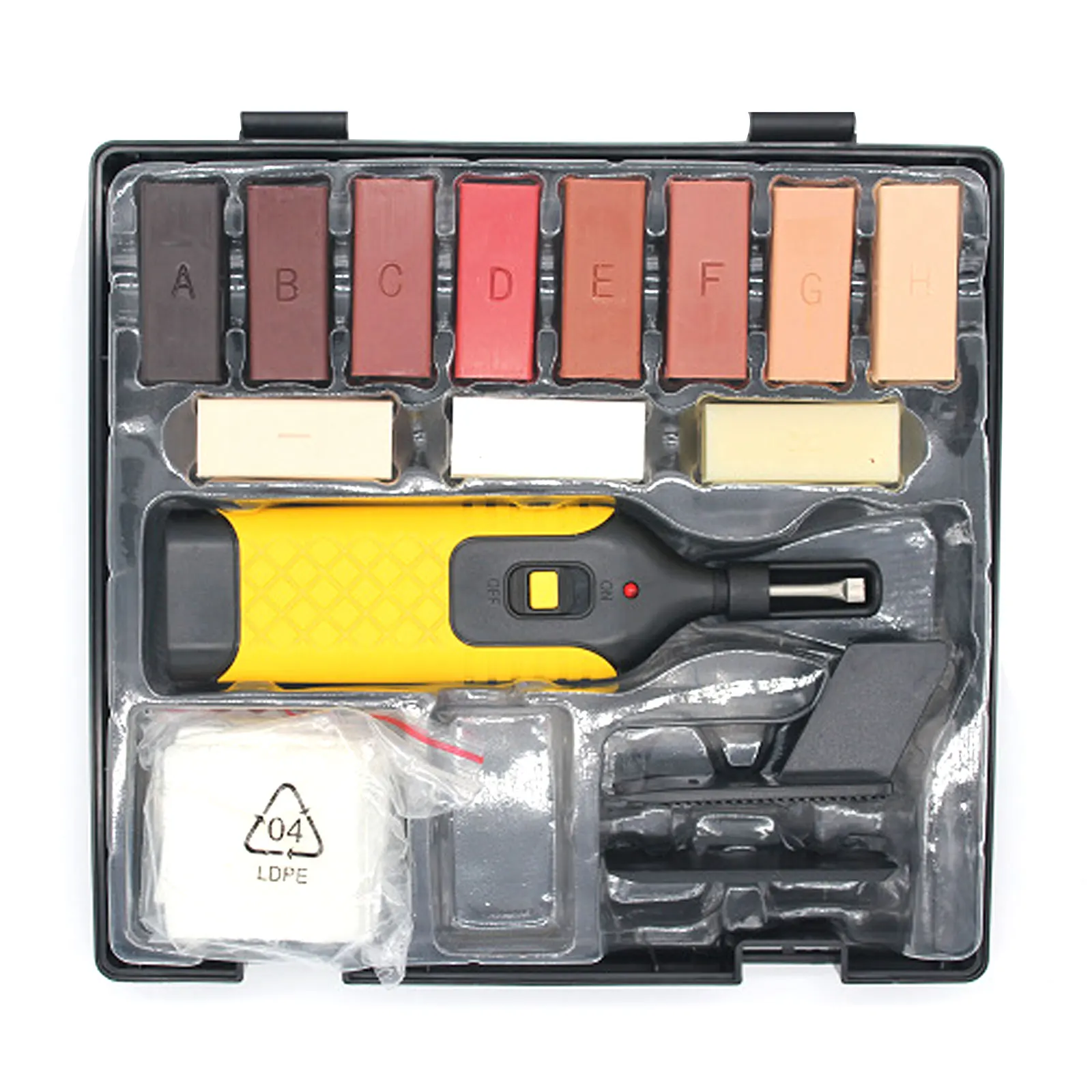 

Professional Scratches Mending Woodworking Tool Set Laminate Repairing Hand Tool Kit for Wax System Floor Worktop Casing Chips