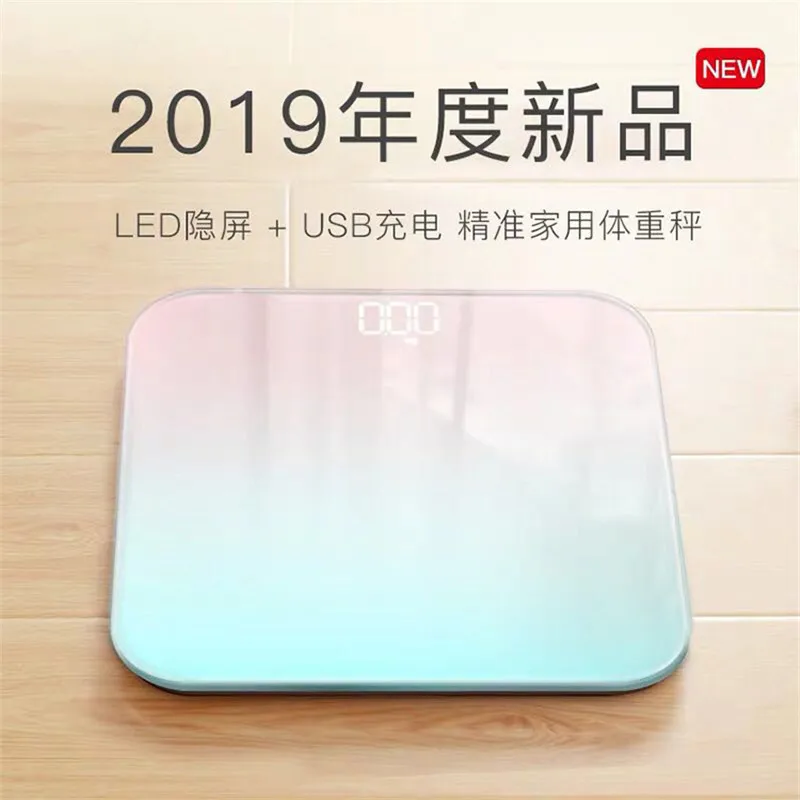 Электронные весы для зарядки градиентные женщин в общежитии маленькие
