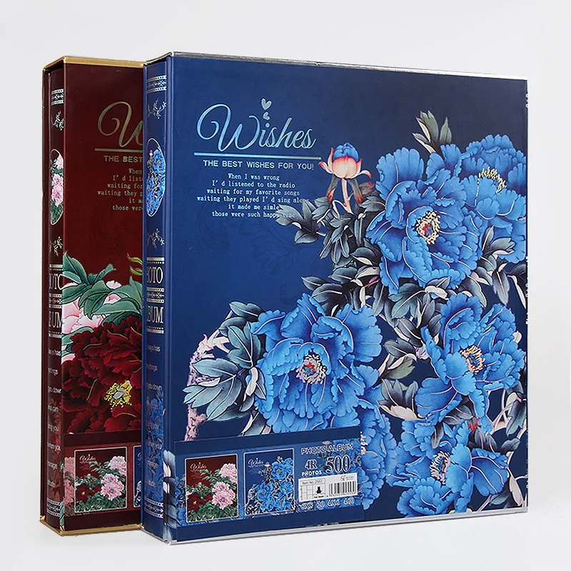 Новый семейный фотоальбом 6 дюймов 480 карманов 8 альбомы Ретро вставка страницы