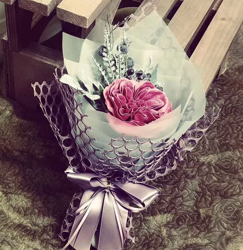 Жаккардовая бумага для упаковки букета 4 5 м | Дом и сад