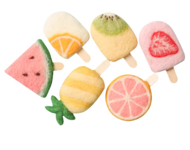 Набор для рукоделия Из Фруктового фруктового льда шерстяной войлок игла валяния