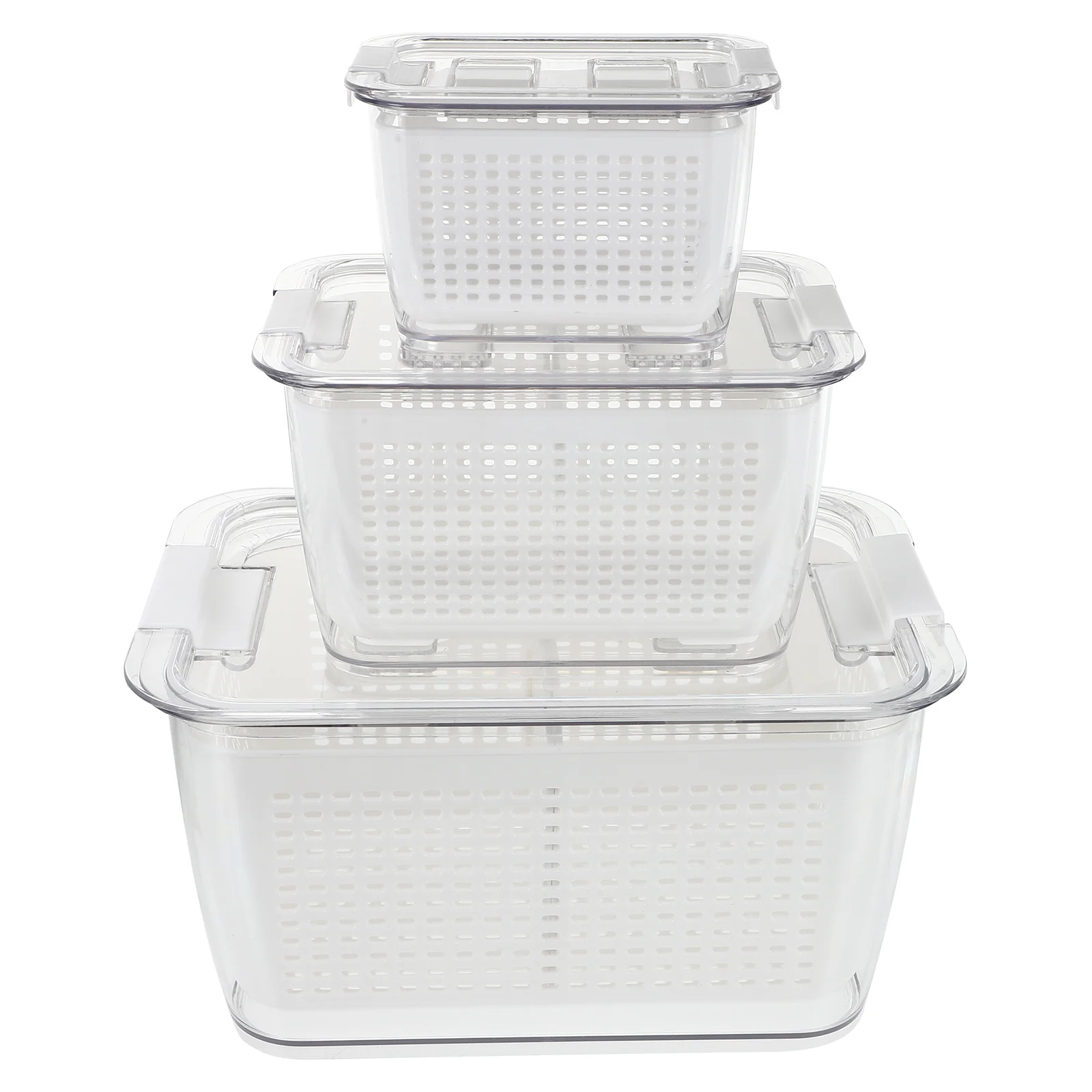 

Воздухопроницаемая корзина, пищевая коробка, контейнер для хранения кухонного холодильника, герметичная коробка, 1 комплект