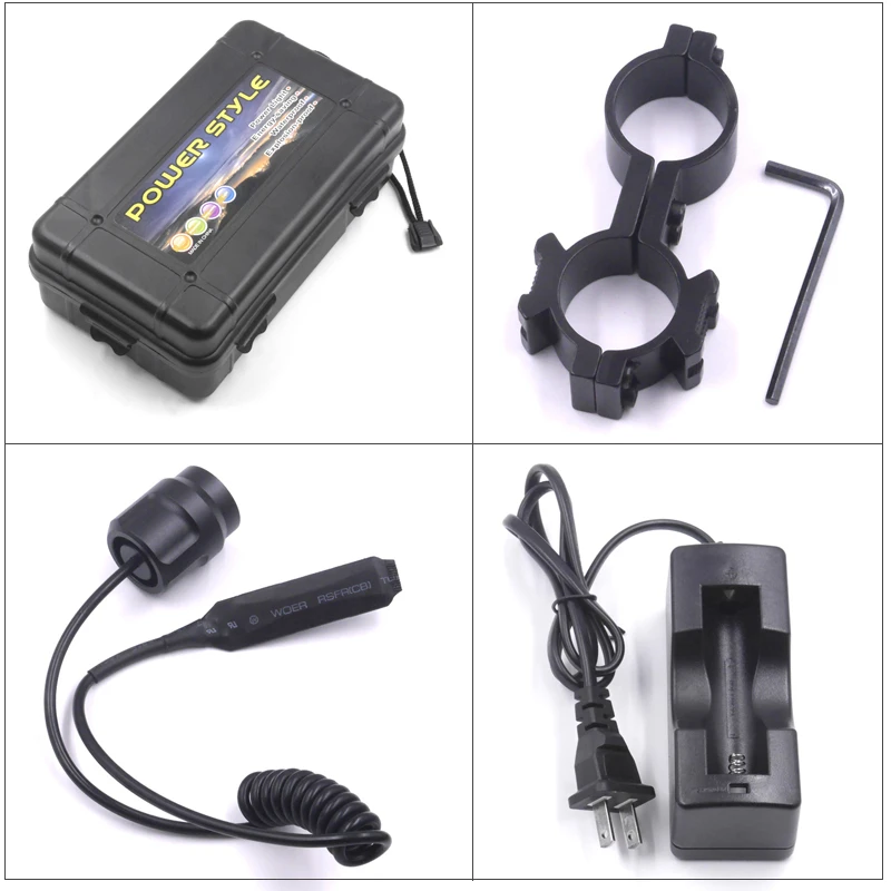 C8 cree красный зеленый синий светодиодный фонарь для охоты рыболовная лампа 1 режим