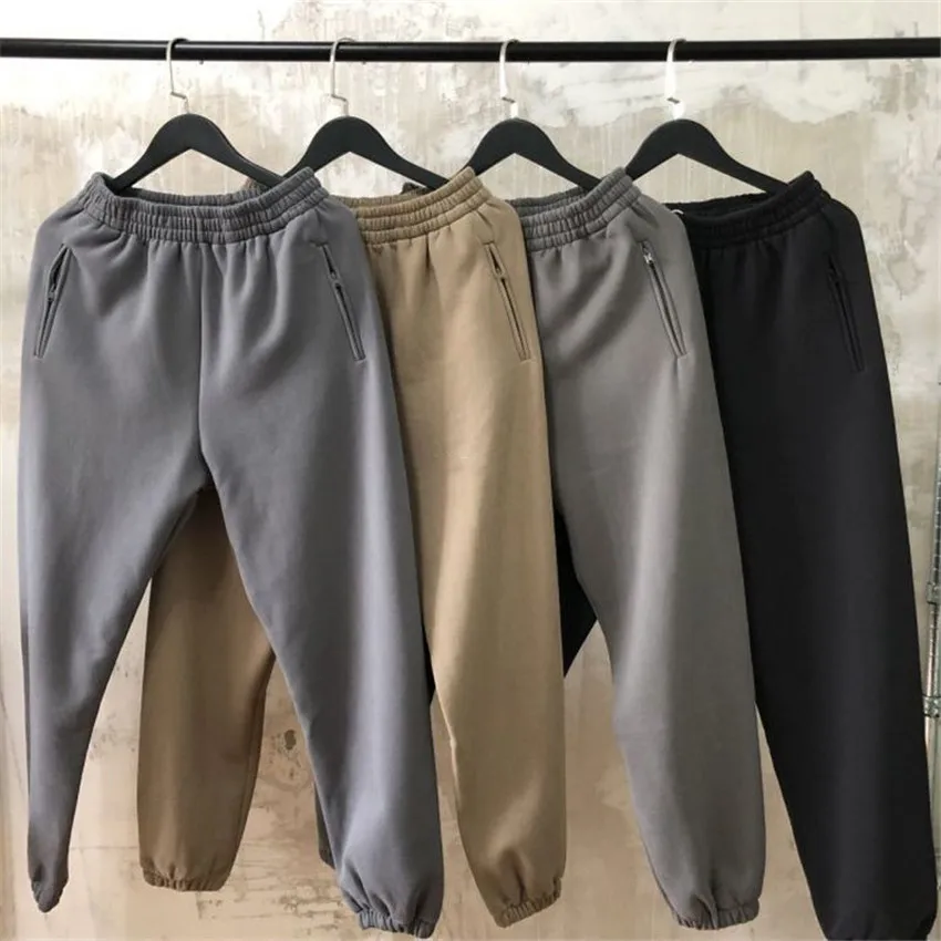 

2020fw Kanye West SEASON 6 TRACKPANTS Skateboards Men Narrow Feet Cotton Sweatpants Hip-Hop SEASON 6 Pants