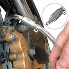 Автомобильная муфта тормоз спускной шланг гидравлическая муфта односторонняя труба клапана инструмент для кровотечения сменный комплект адаптеров автомобильные аксессуары