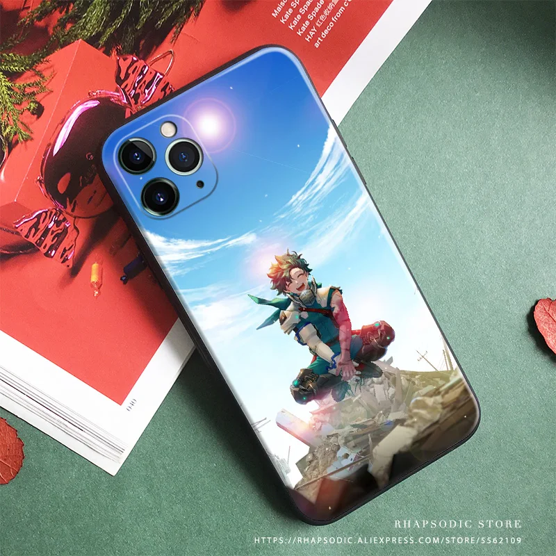 izuku midoriya deku anime soft silicone tpu phone case cover shell for iphone se 6 6s 7 8 plus x xr xs 11 12 mini pro max free global shipping