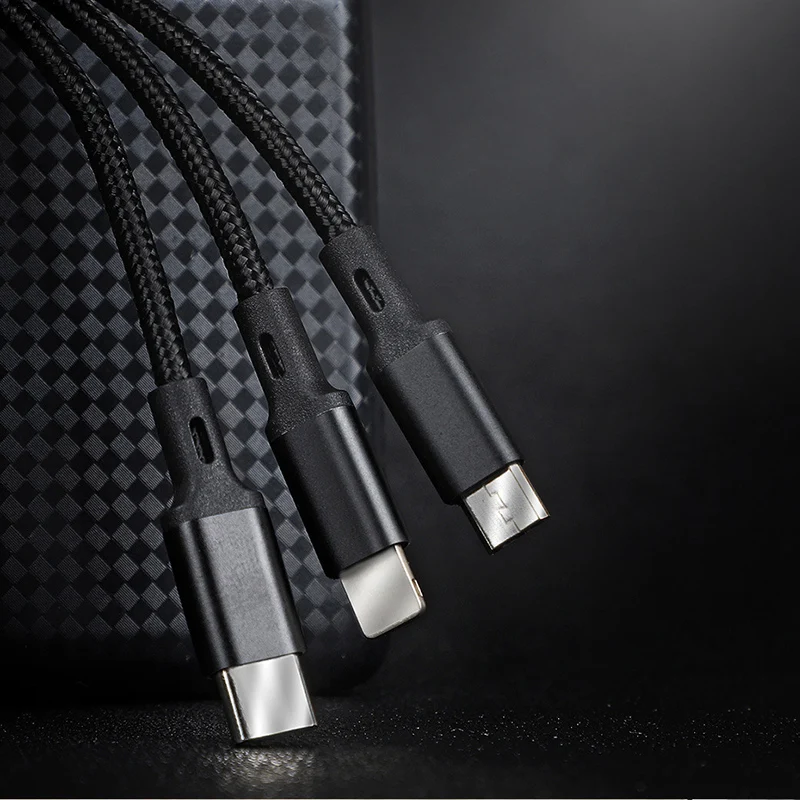 Tutew usb type C кабель для huawei P30 зарядный 3 в 1 USB samsung S10 mate 30 Micro кабель|Кабели мобильных