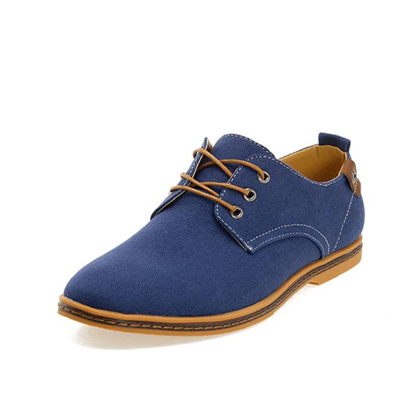Новинка Парусиновая обувь высокого качества Мужская дышащая деловая Обувь На