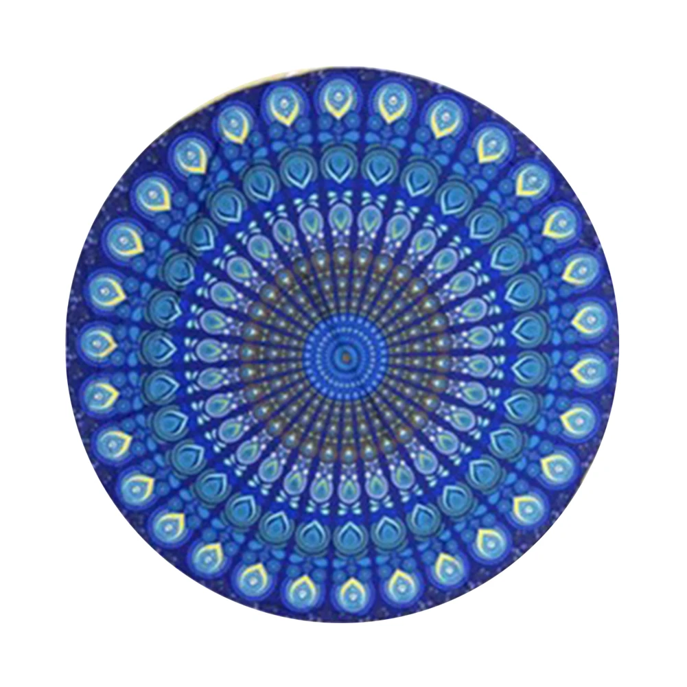 

140cm Round Mandala Tapestry Home Hotel Bedroom Decor Wall Hanging Carpet Cloth Portable Folding Pad Anti-Dirty Picnic Mat