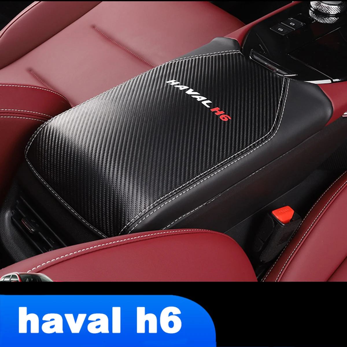 

Car Center Armrest Cover Pad Storage Box Trims for Haval H6 2021 2020 2022 3th Generations Interior Accessories Auto Protector