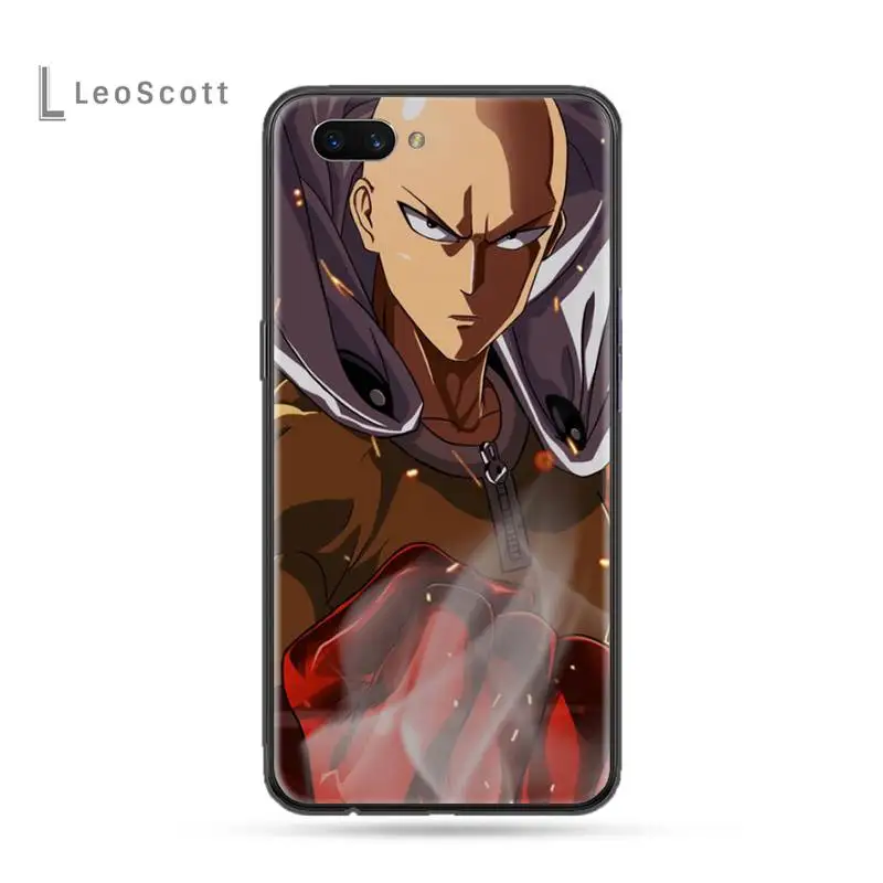 

Cartoon Anime One Punch Man fun Phone Case For OPPO F 1S 7 9 K1 A77 F3 RENO F11 A5 A9 2020 A73S R15 REALME PRO