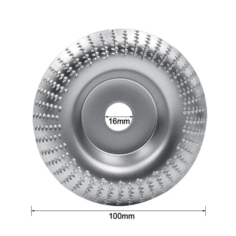 100mm Wood Shaping Disc Tungsten Carbide Carving Grinder Abrasive Sanding Rotary Tool for Angle | Инструменты