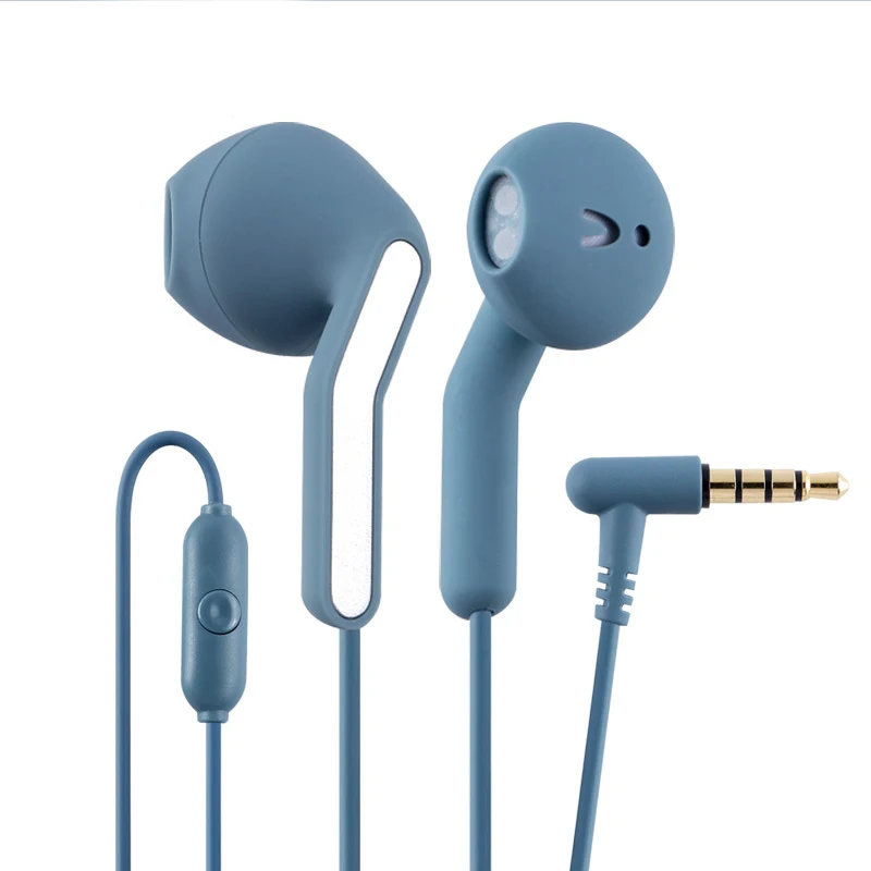 3 5 мм проводной L Сгибающий наушник Шум изолирующий стерео В ухо Earearphones с