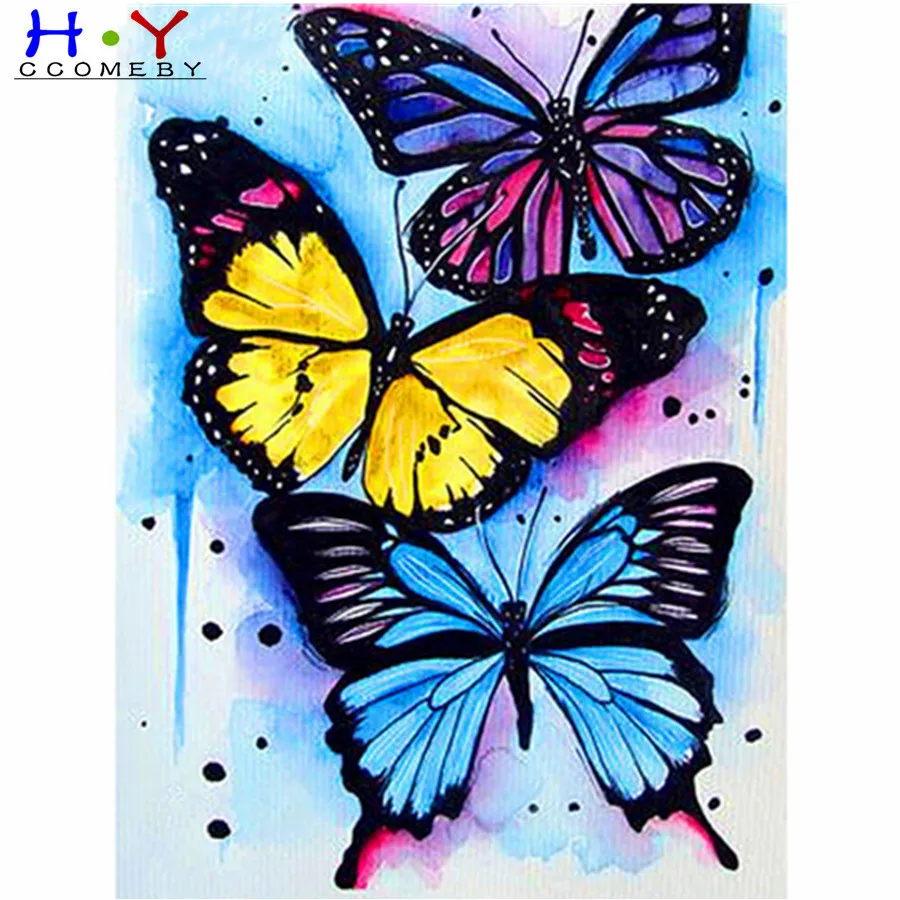 

Butterfly Pattern 3D Diy Diamond Painting Cross Ctitch Kits Diamond art crystal Mosaic Embroidery Painting New Year Gift