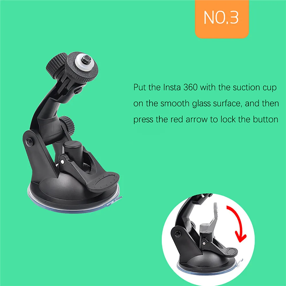 Легкая Автомобильная стеклянная присоска держатель 180 ° регулируемая настольная