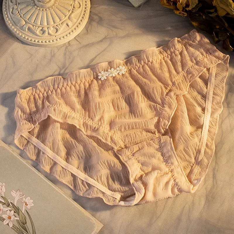 

Sexy Lingerie Female Plus Size Thong Underwear Seamless Panties Briefs For Women Lolita Girls Pink Panty Breathable Underpants