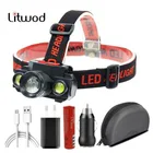 Масштабируемые XP-G Q5 COB светодиодный рыболовный головной светильник с помощью аккумуляторная 18650 батарея головной светильник полевых работах Отдых на природе головной светильник походный светильник