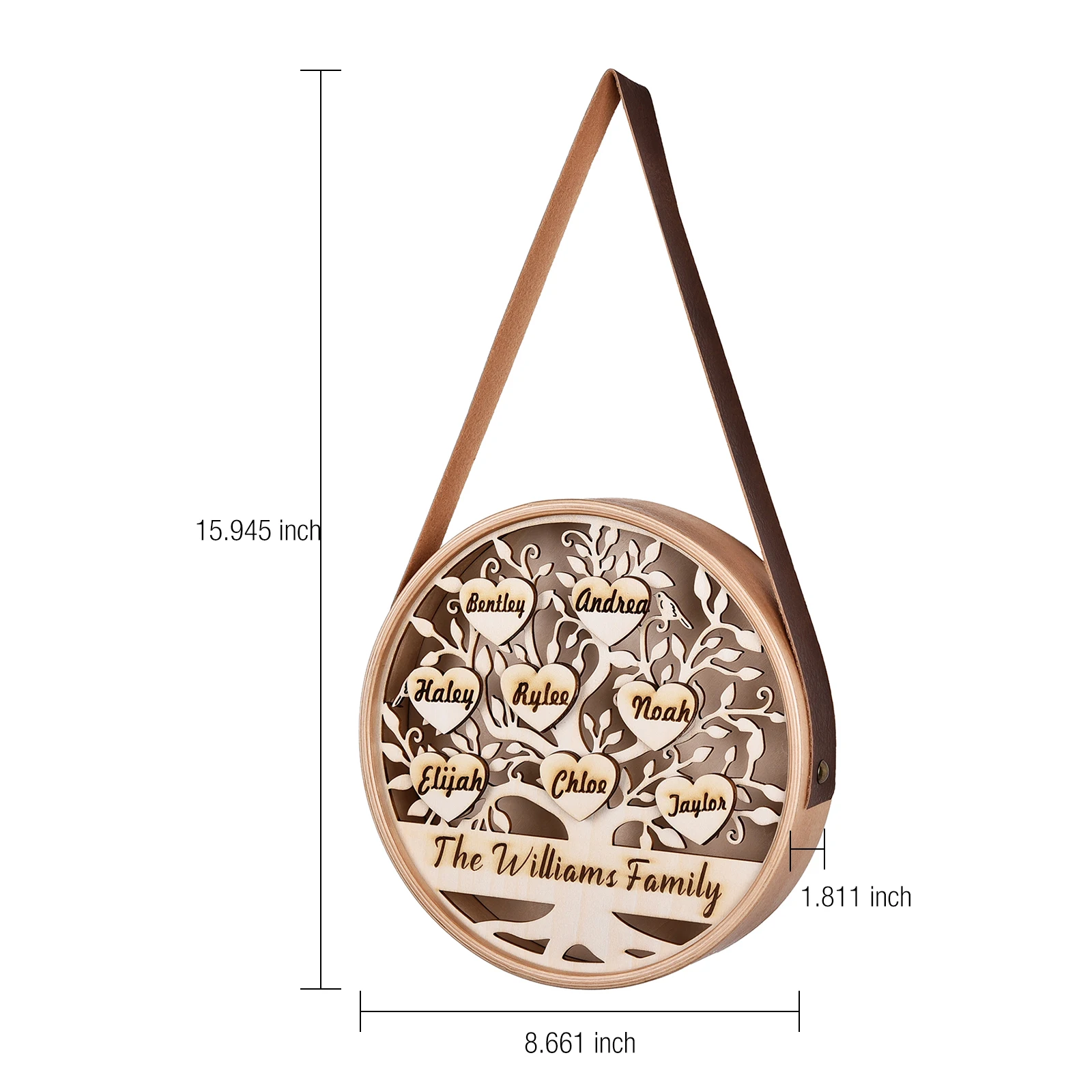 

Custom Home Decor Night Lights Decorative Led Lamp For Room Table Wooden Light Decoration Led Light Family Tree Name Dad Gift