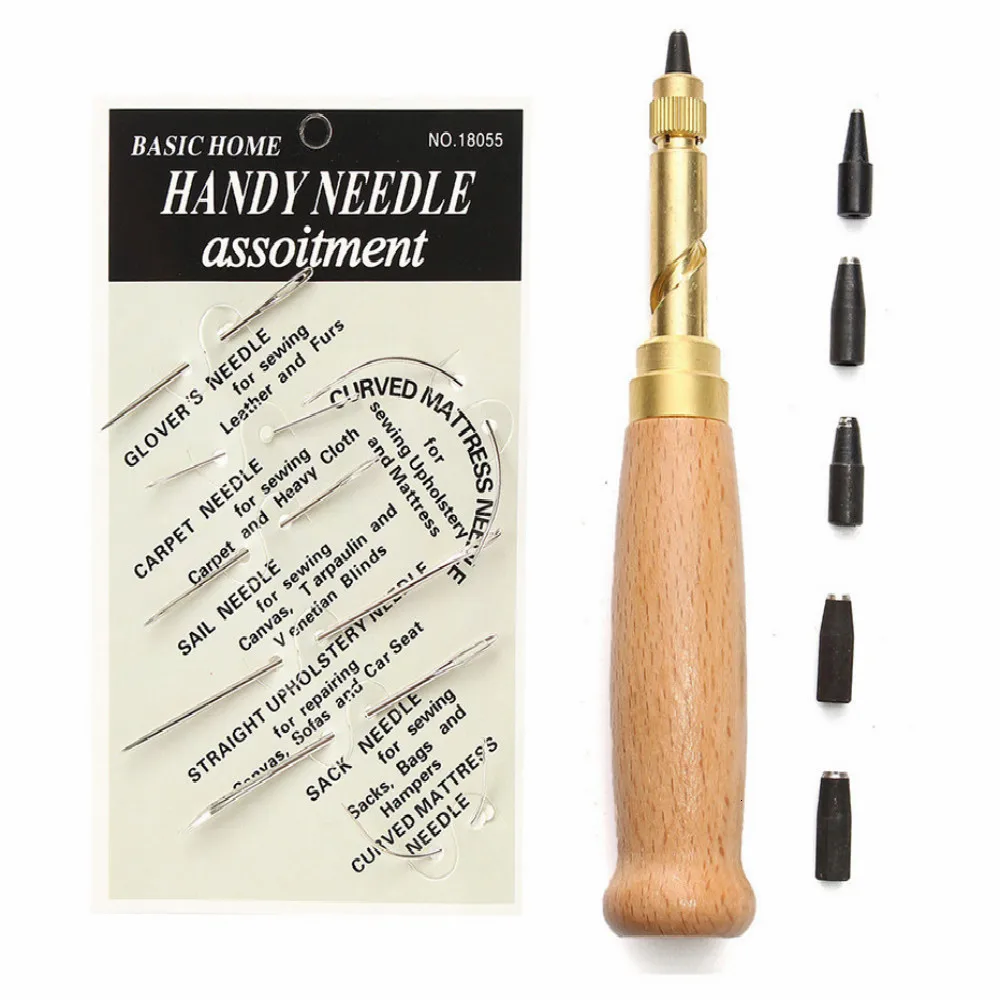 Набор инструментов для работы с кожей 37 шт.|Наборы обработки кожи| |